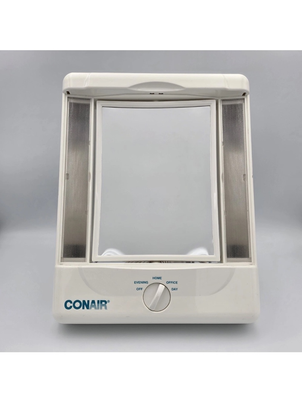 Conair 2 Sided Lighted Electric Make Up Mirror 4 Brightness Settings Tested Vtg